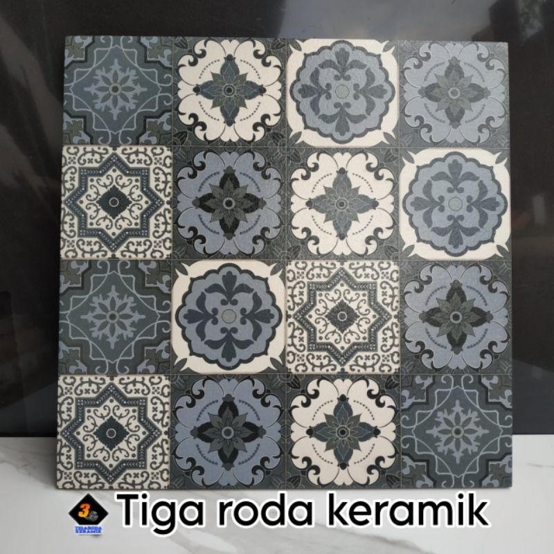 keramik lantai 40x40/keramik motif batik/keramik garasi/keramik teras/keramik tangga/keramik kia ziy