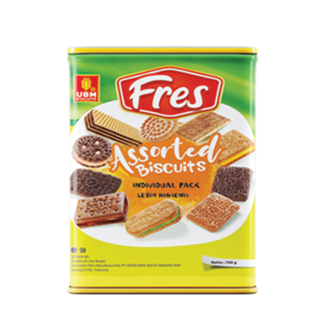 

FRES Biscuits Assorted Kemasan Tins 700 gr