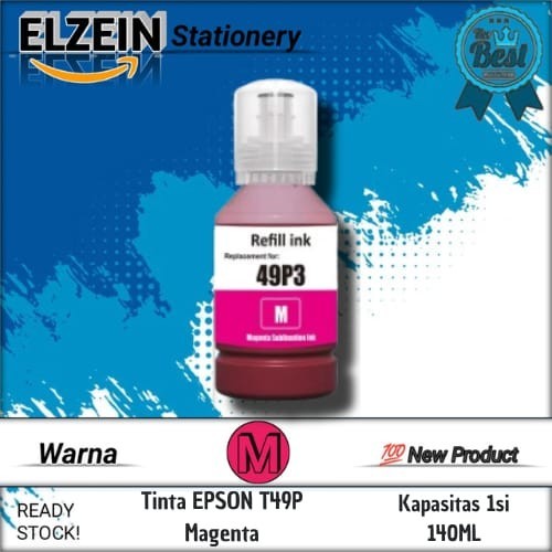 Tinta Epson T49P E49P Magenta Sublimation Printer Epson SureColor SC-F130, SC-F140, SC-F530, SC-F531