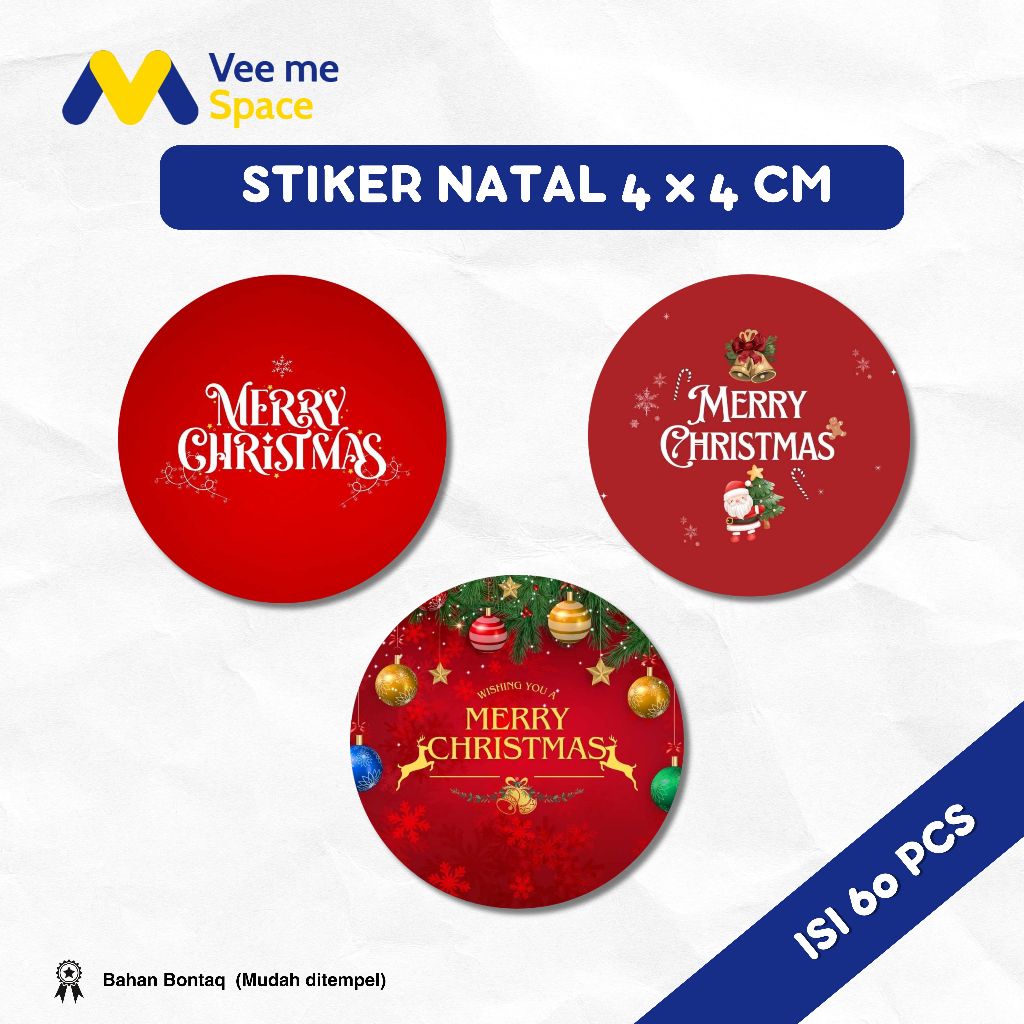 

[ISI 60 PCS] STIKER NATAL | STICKER CHRISMAST | CETAK STIKER NATAL | STIKER LABEL NATAL | STIKER LABEL NATAL | STIKER CUSTOM | STICKER LABEL |