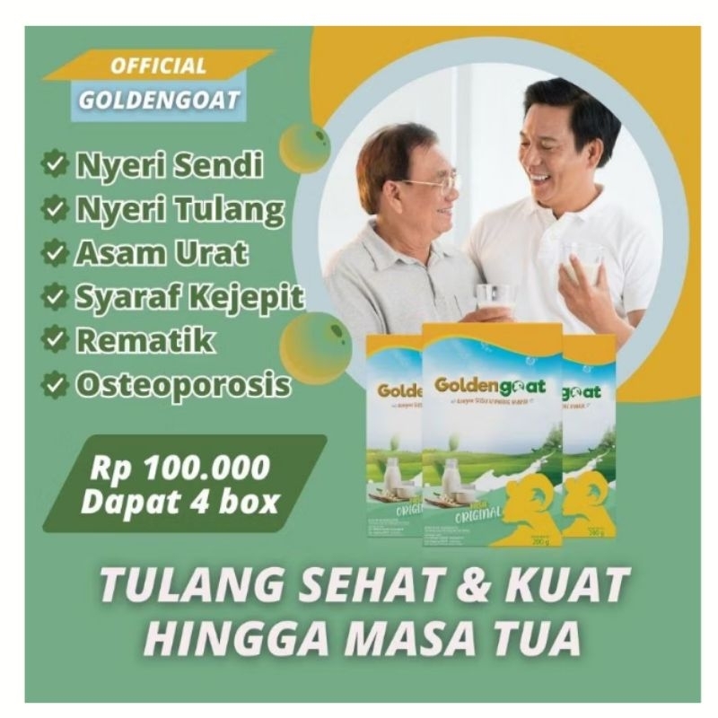 

HEMAT 4BOX SUSU GOLDEN GOAT 100% ASLI