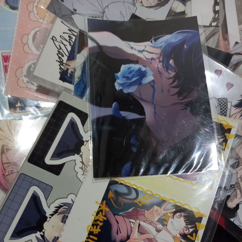 

Neppuri artprint fanmerch jp bluelock kartu foto anime