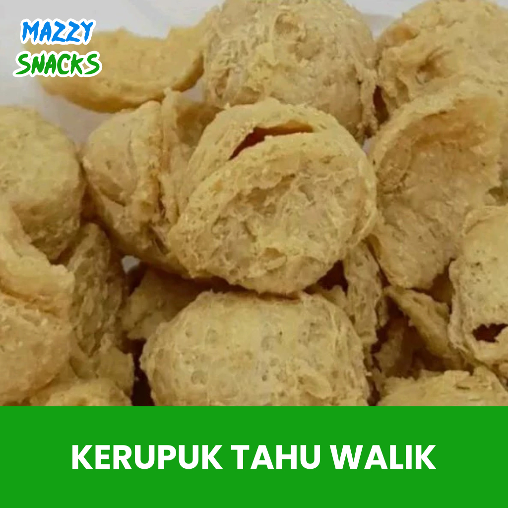 

Kerupuk Tahu Walik Asin Renyah