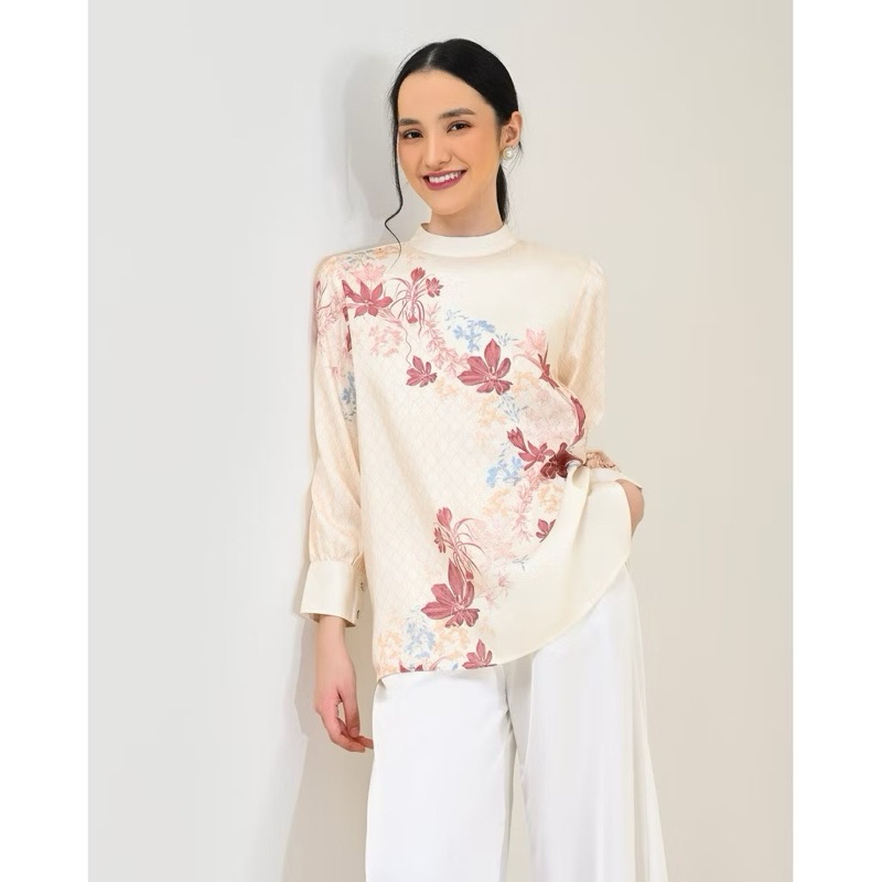 Geulis.id ZOELLA BLOUSE / PRINTED BLOUSE WANITA (jastip)