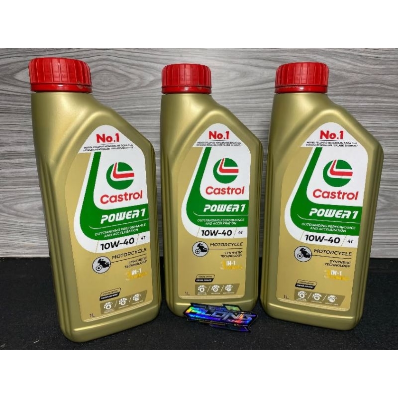 oli castrol power 1 4t 1liter ltr