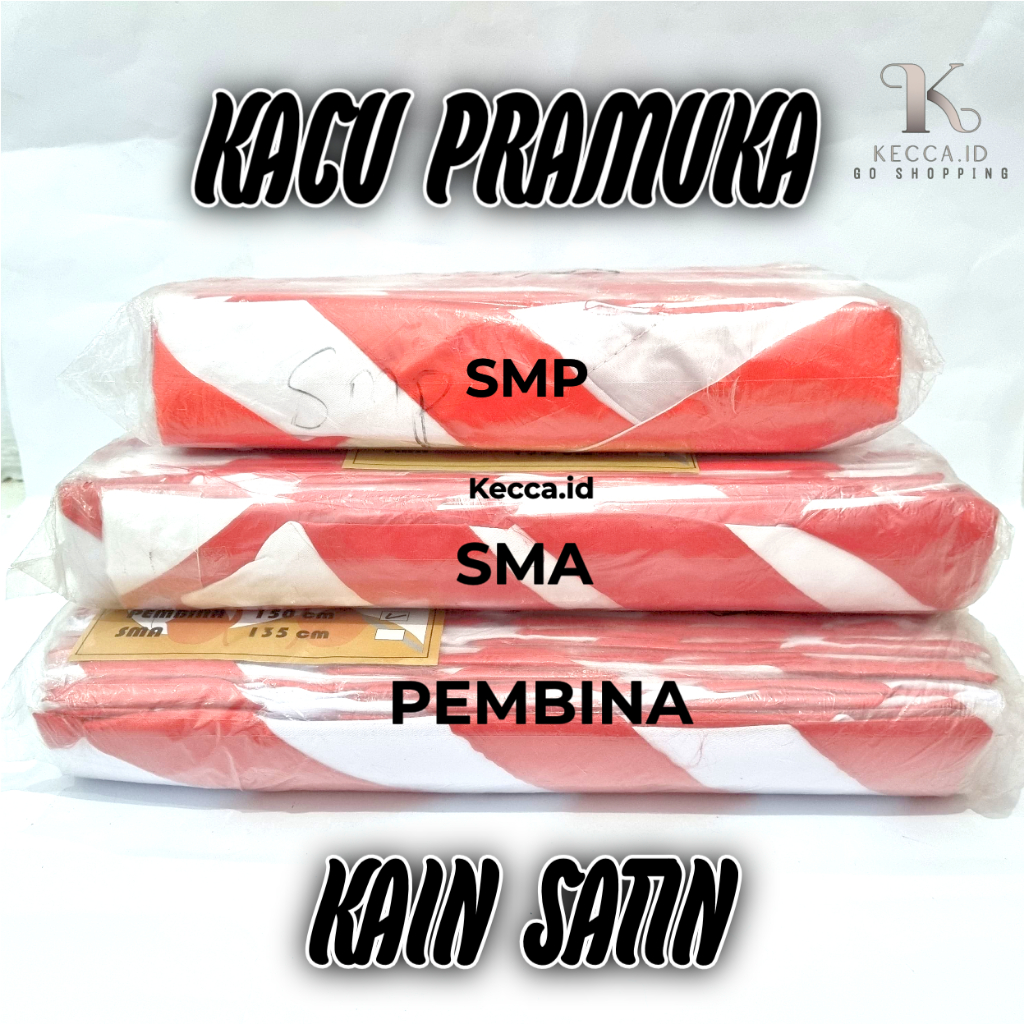 KACU HASDUK PRAMUKA PANJANG BAHAN SATIN SUPER ANTI KUSUT