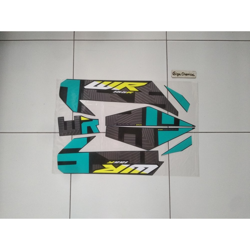 Striping Sticker Lis Standart Yamaha WR155R WR 155R 2022 2023 Hitam Original