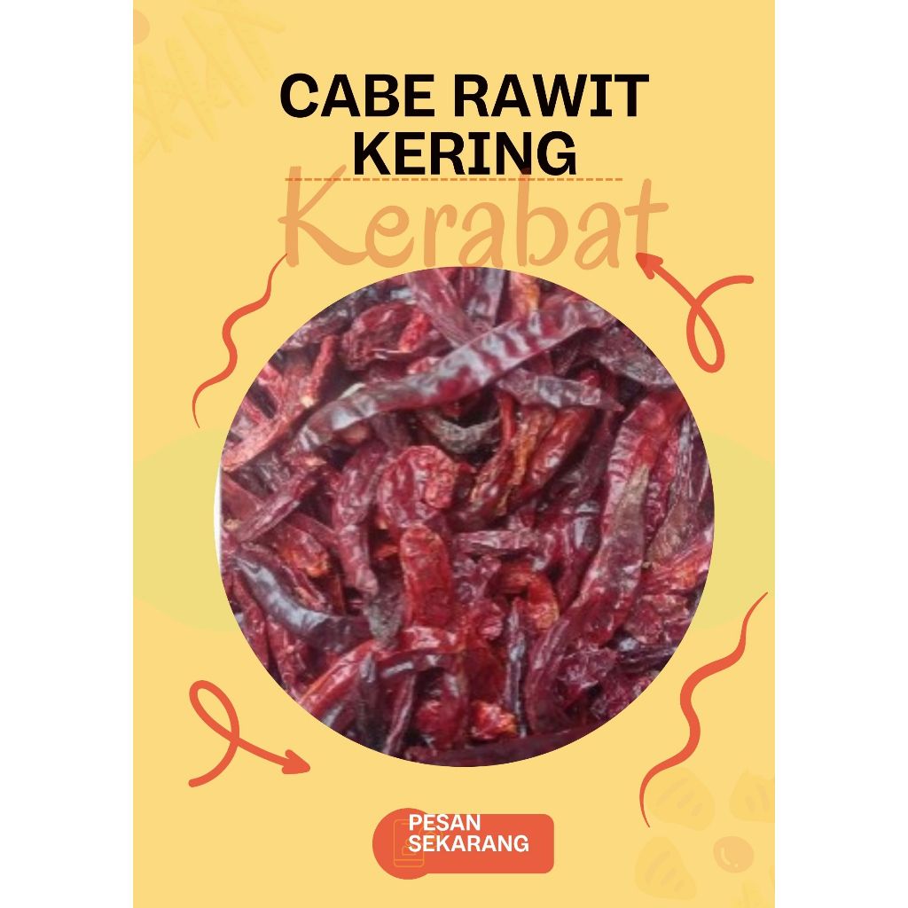 

Cabe Rawit Kering Pedas Cabe Teja 1 Kg