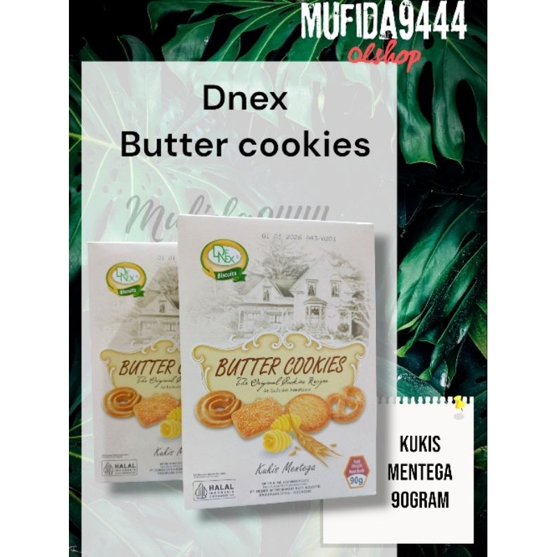 

DENEX biskuit butter cookies/kukis mentega 90gr