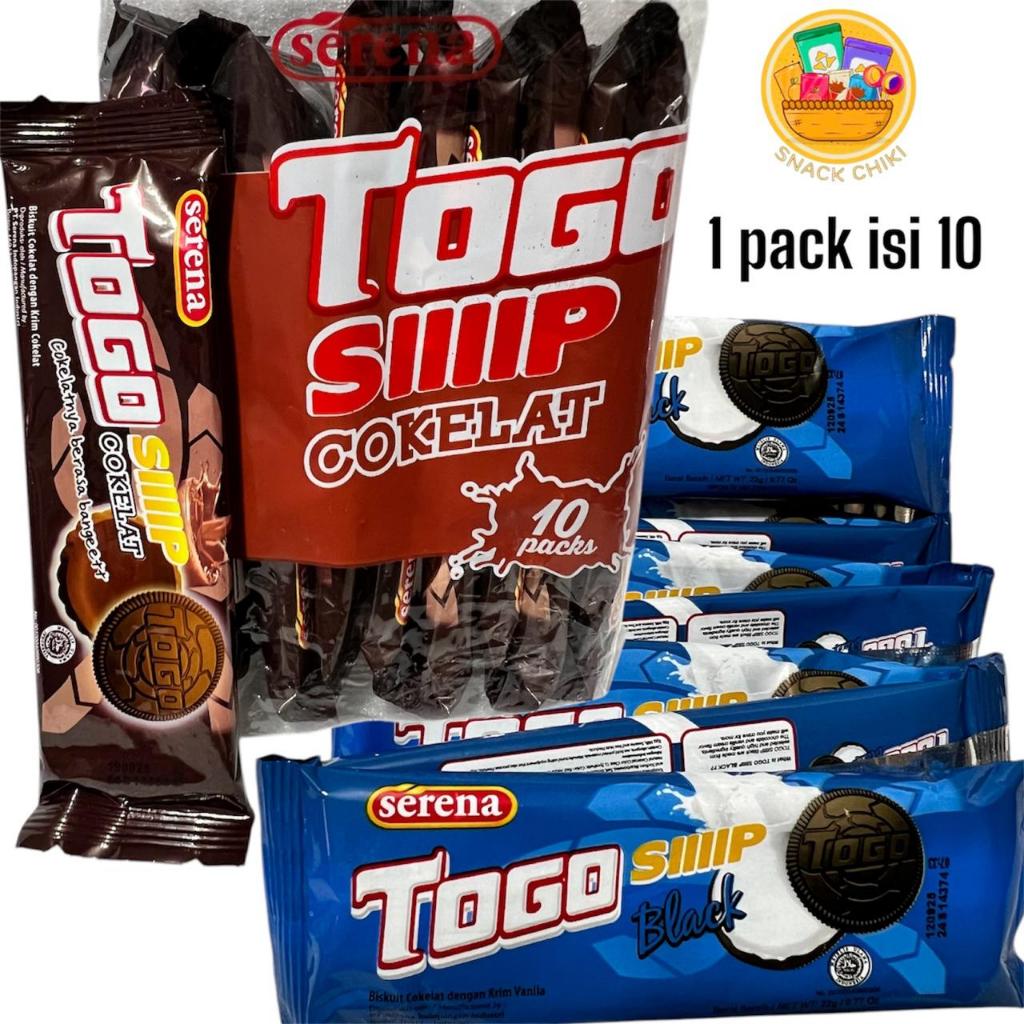 

BISKUIT TOGO SERENA 1 RENCENG ISI 10 PCS ( COKLAT~ BLACK )