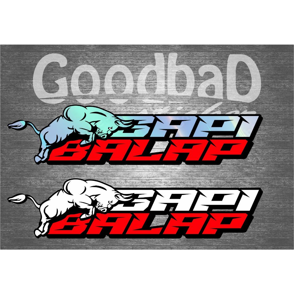STIKER CUTTING SAPI BALAP