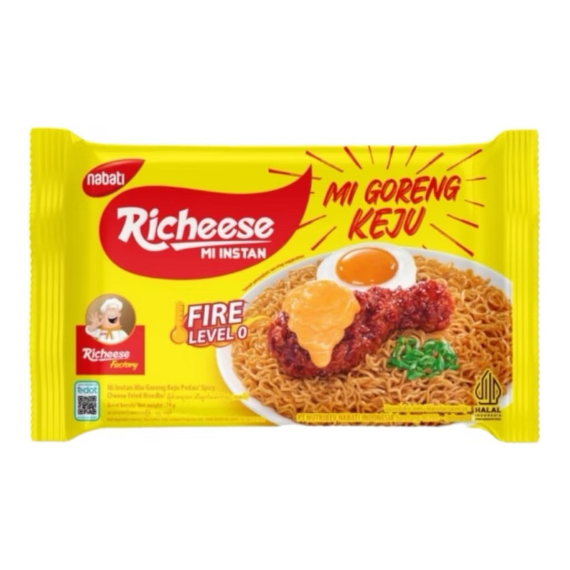 

Mi richeese goreng level 0 Termurah x 3pcs