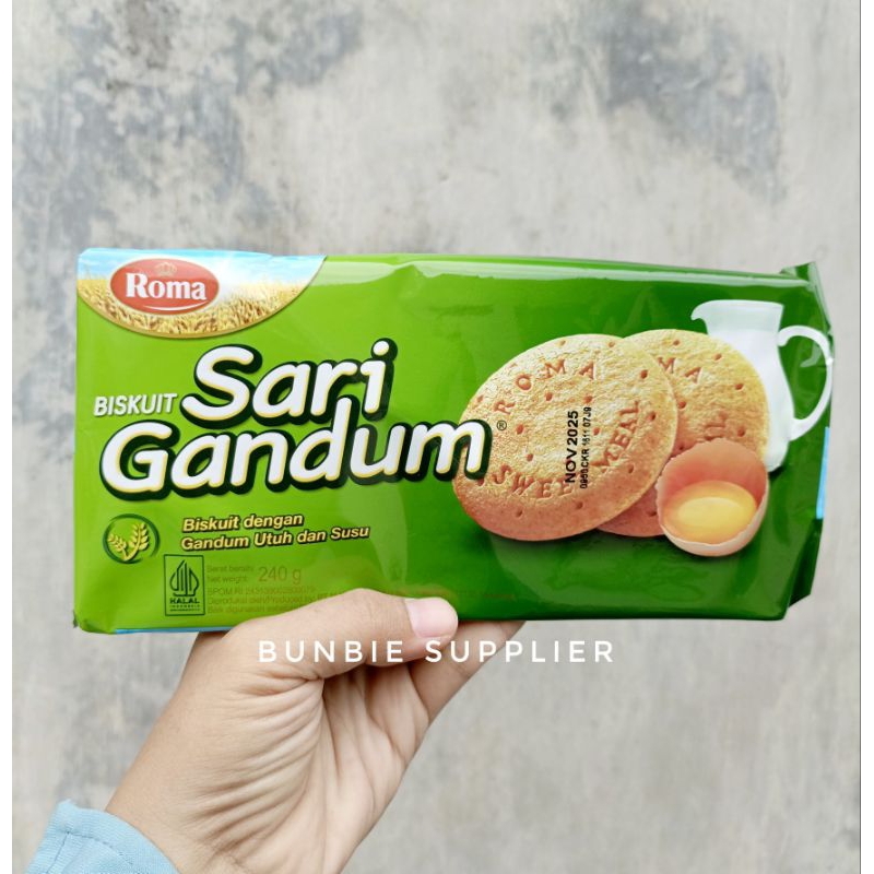 

Roma Biskuit Sari Gandum 240gr (PACK)