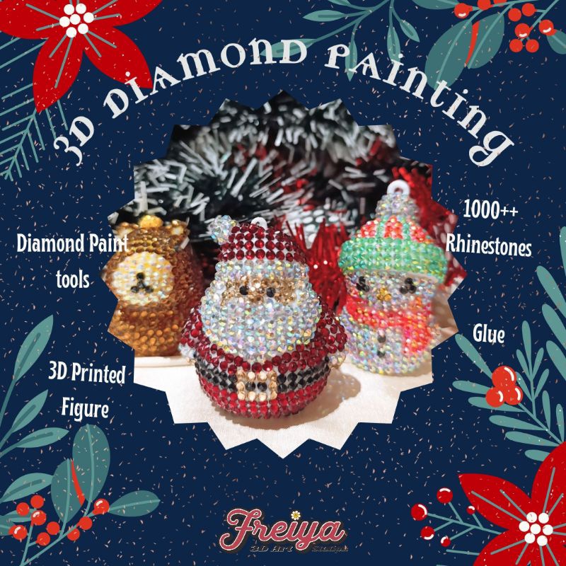 

DIY Diamond Painting 3D Christmas Edition / Natal / Santa