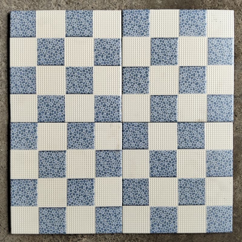 KERAMIK 25X25 BIRU KASAR MATT LANTAI KAMAR MANDI 25X25 BIRU