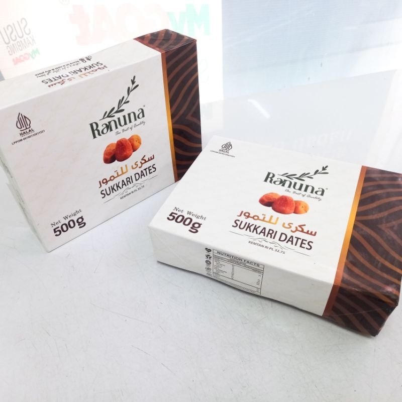 

Kurma Sukari Ranuna 500gr Original Sukari Ranuna Dates