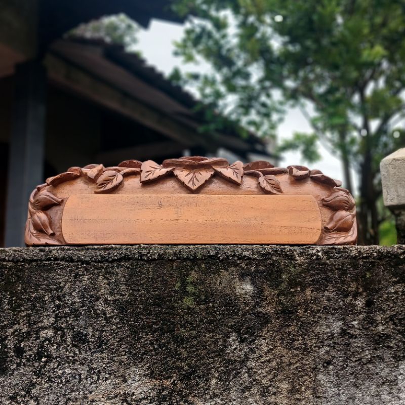 

Papan Nama Kayu Ukir 3D