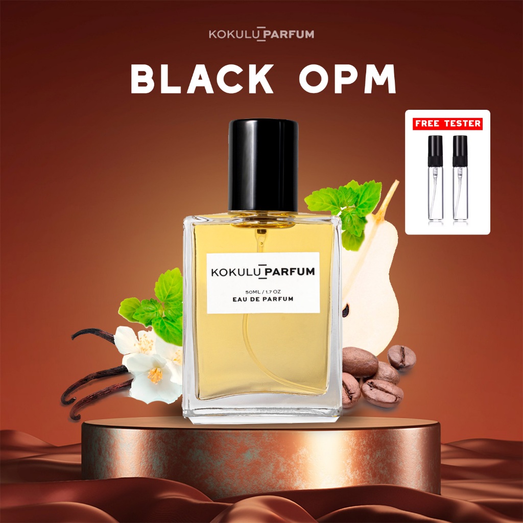 Kokulu Perfume Black Opm Spicy - Eau De Perfume Minyak Wangi Tahan Lama