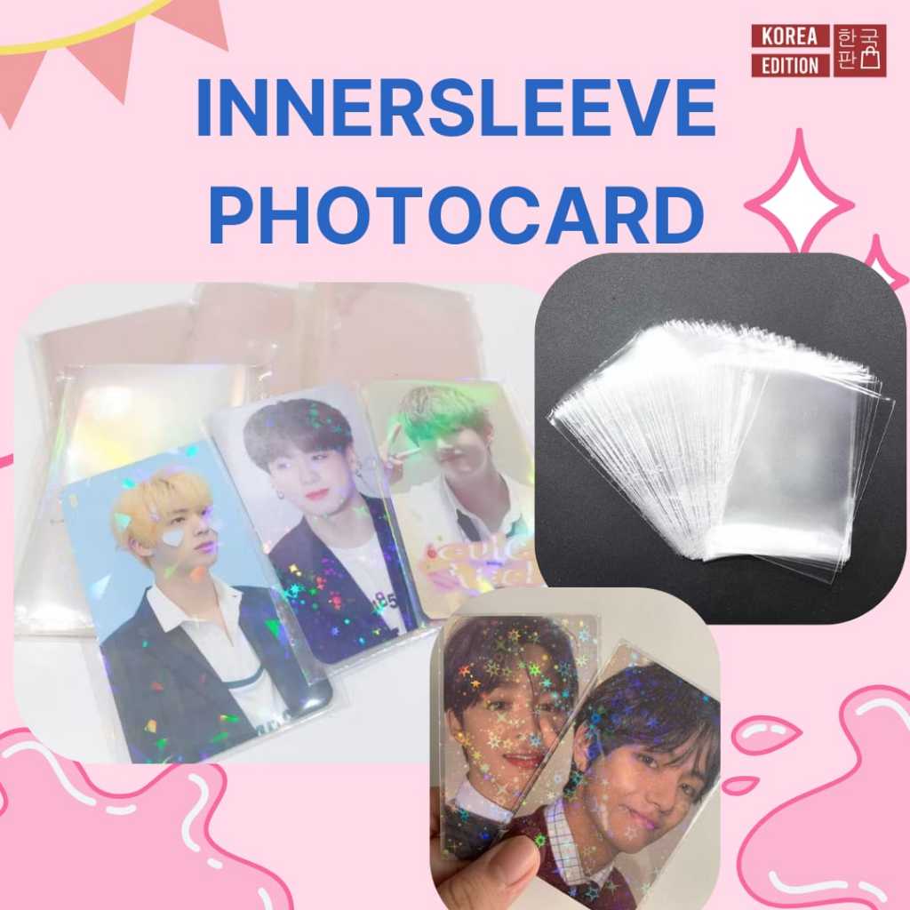 Inner Sleeve Photocard Ecer Satuan Sultan K-Pop Edition Postcard Hologram Polos