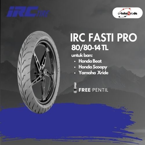 BAN IRC TUBELESS FASTI PRO 80/80 RING 14