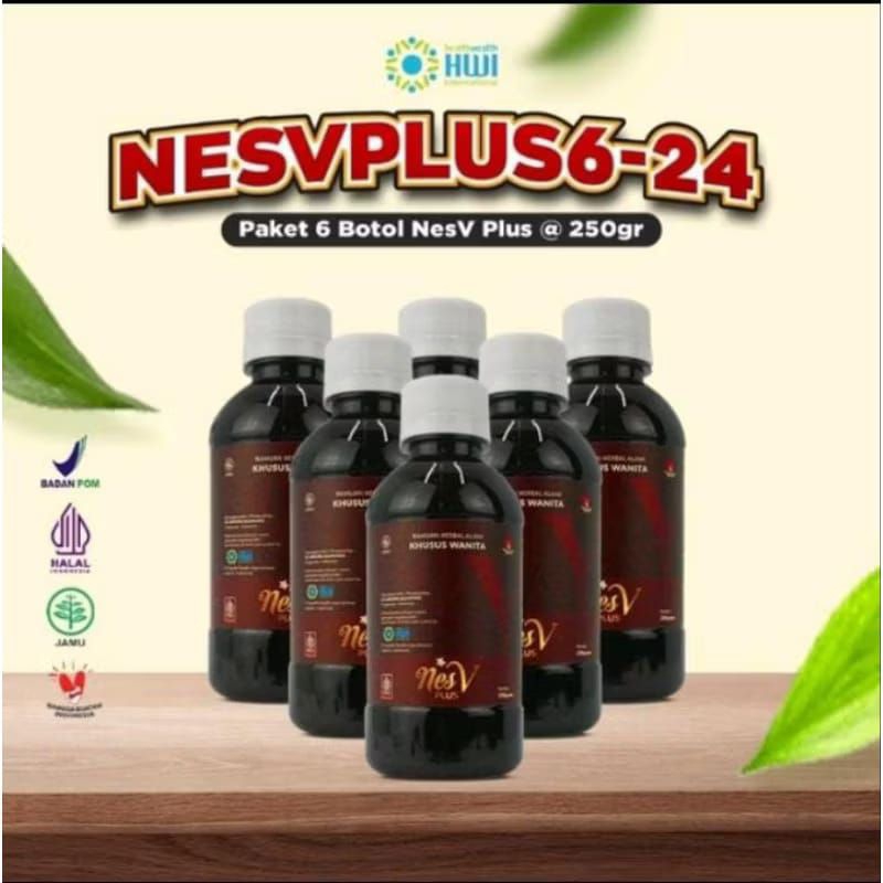 TERMURAH PROMO PAKET 6 BOTOL NESV PLUS_KEPUTIHAN_MERAPATKAN_MEMBESARKAN PAYUDARA_KISTA_MIOM_100% ORI