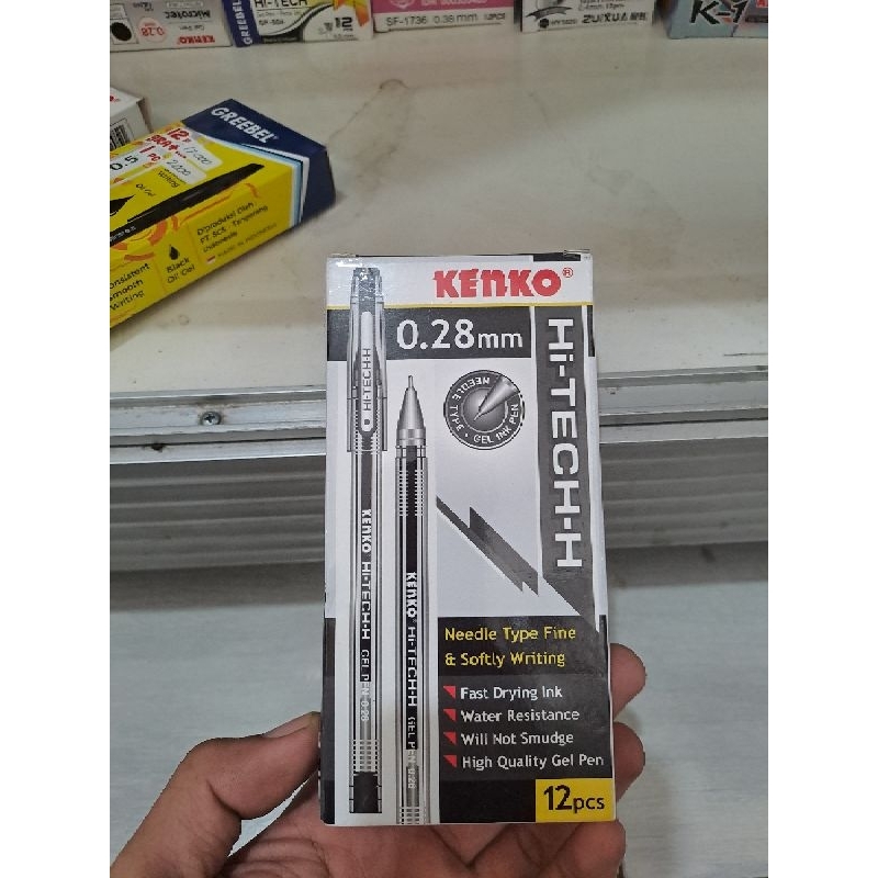 

Kenko Hi-Tech Gel Pen 0.28mm pulpen bolpoin