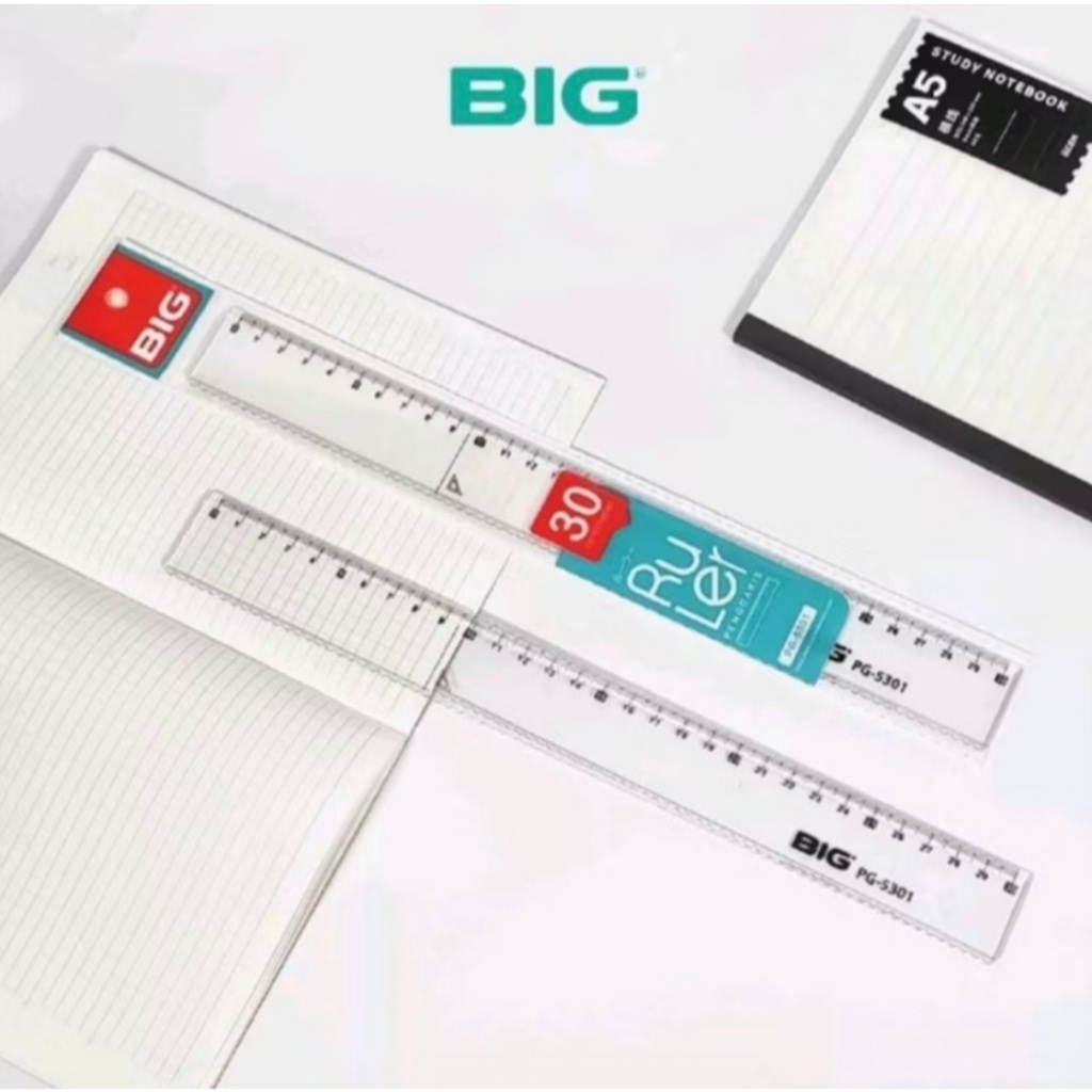 

[PAK] PENGGARIS BIG 30 CM / PENGGARIS PLASTIK ISI 24 PCS