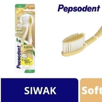 Pepsodent siwak sikat gigi isi 2