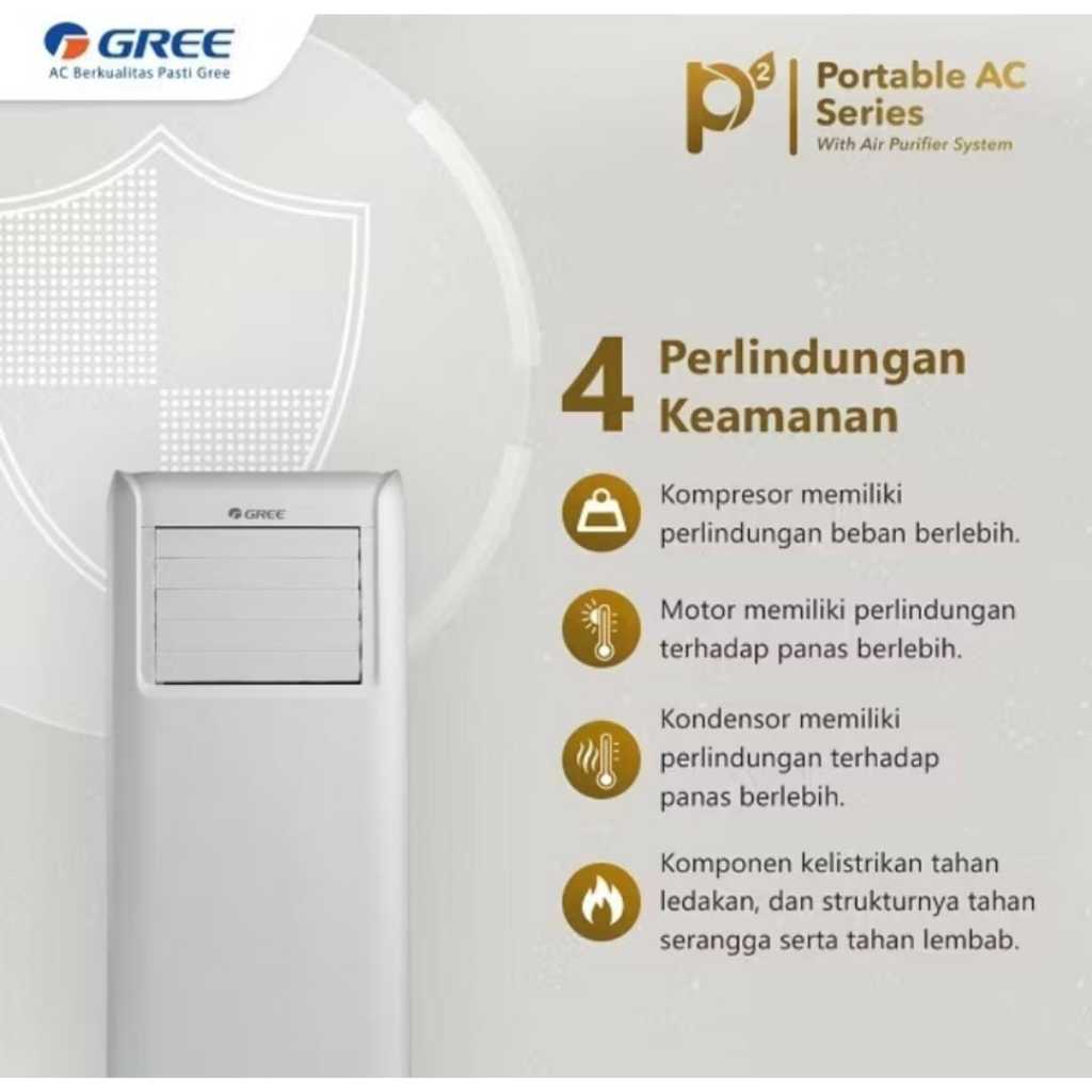 AC GREE GPC-05P2 AC PORTABLE 1/2 PK STANDARD