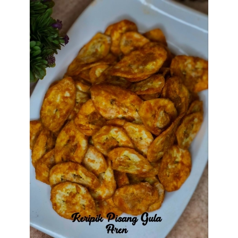 

Keripik pisang manis gula aren/gula pasir 250 gr