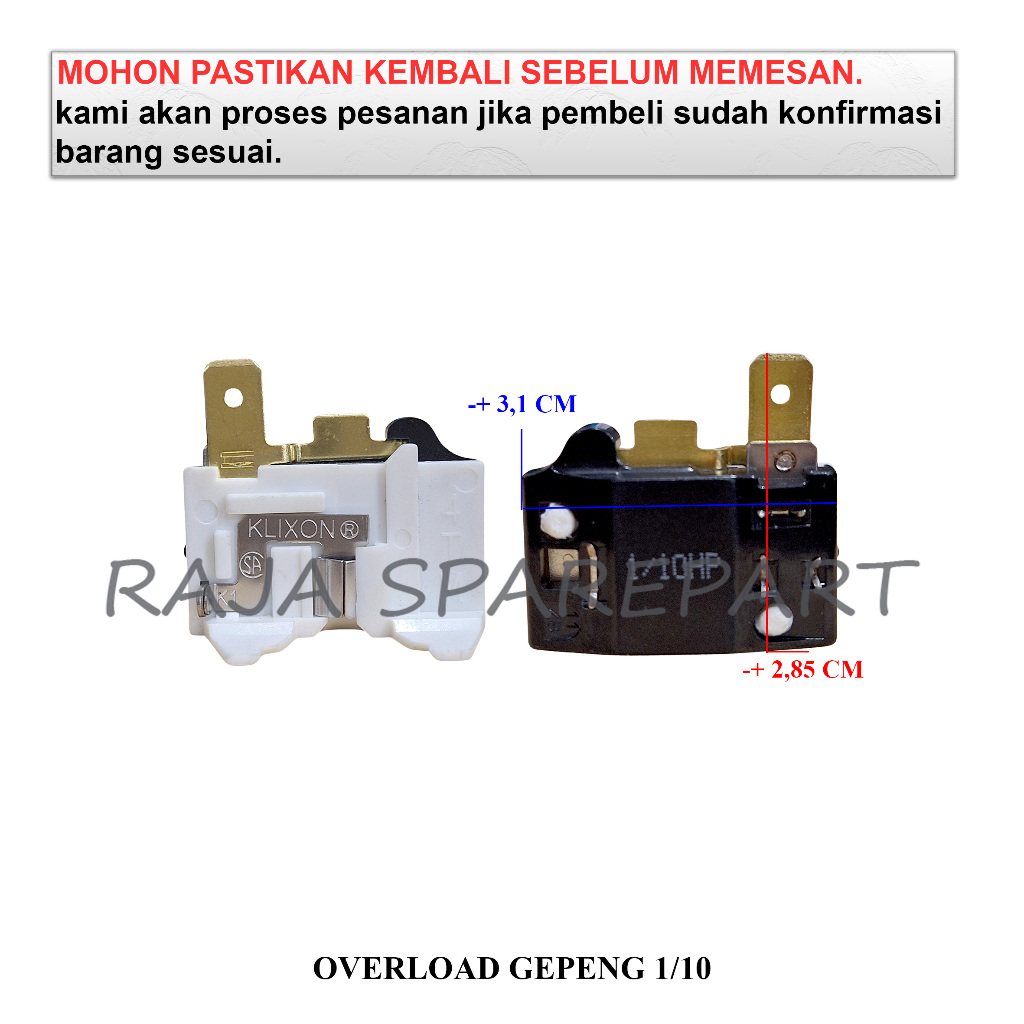 OG1/10 OVERLOAD KULKAS/OVERLOAD 1/10 GEPENG