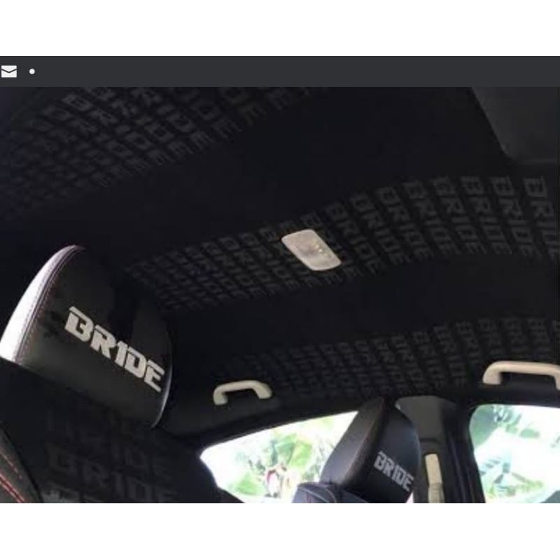 kain kanvas gradasi bride original buat pelapis jok mobil