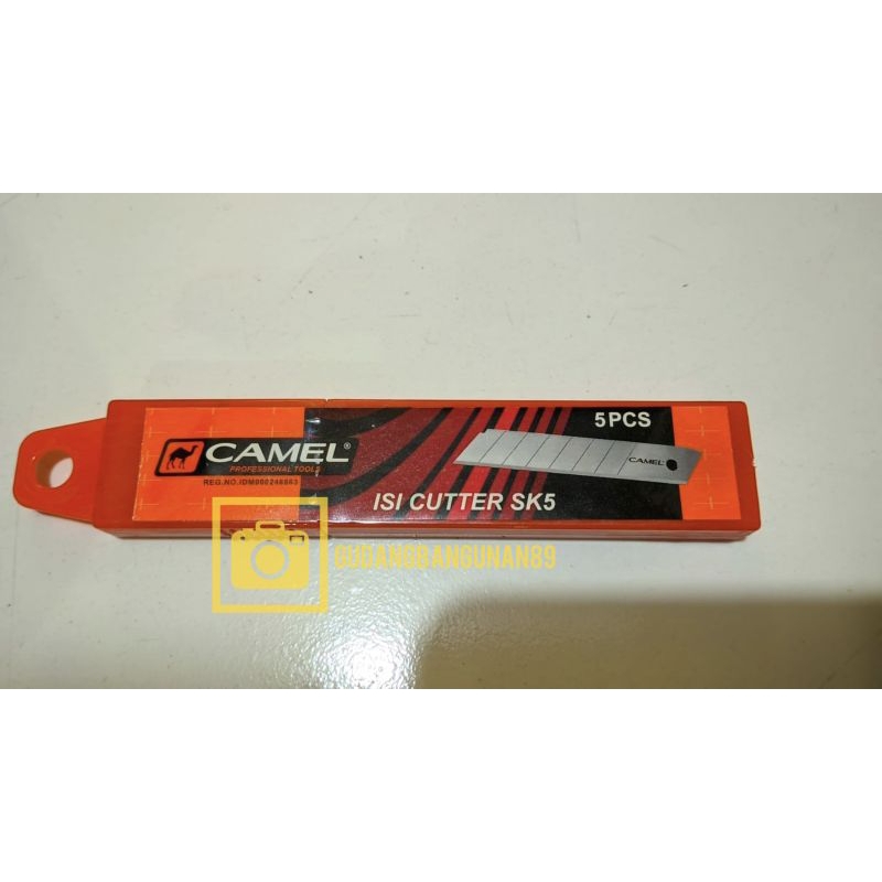 

Isi Pisau Cutter CAMEL/Refill Pisau Kater Besar CAMEL Tube isi 10