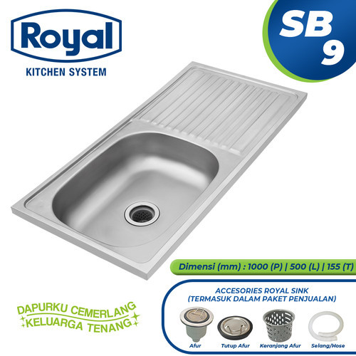 SINK ROYAL BCP SB 9 / BAK CUCI PIRING ROYAL BCP SB 9