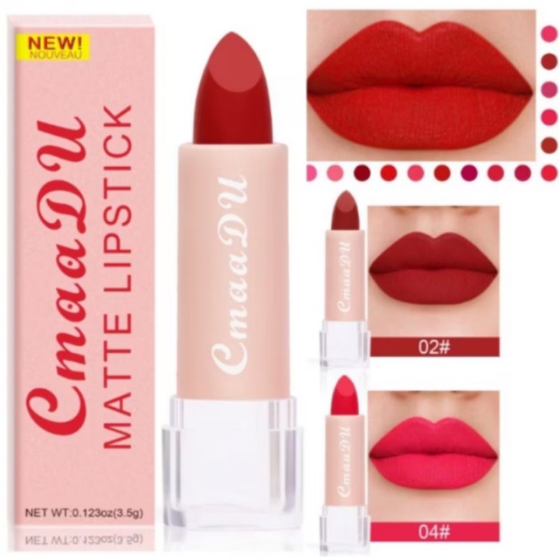 CMAADU MATTE LIPSTICK WATERPROOF LONG LASTING LIPSTICK