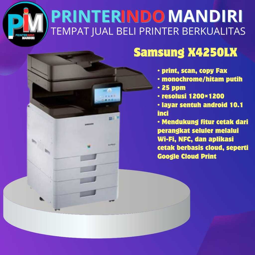 Samsung X4250LX Printer Multifungsi laser bekas kantor