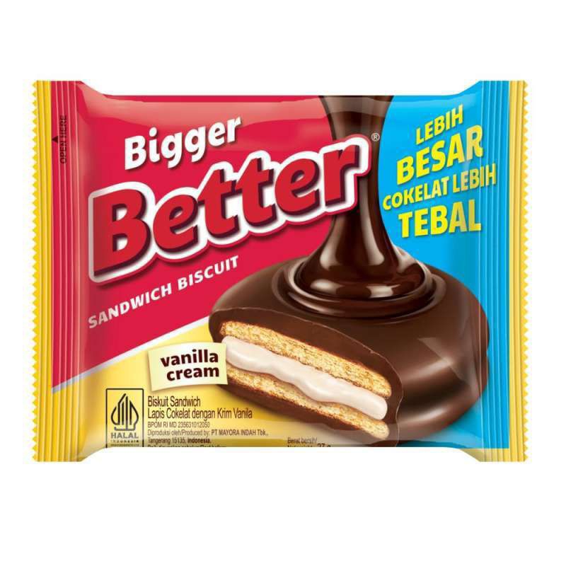 

Bigger Better Sandwich Biscuit Vanilla Cream
