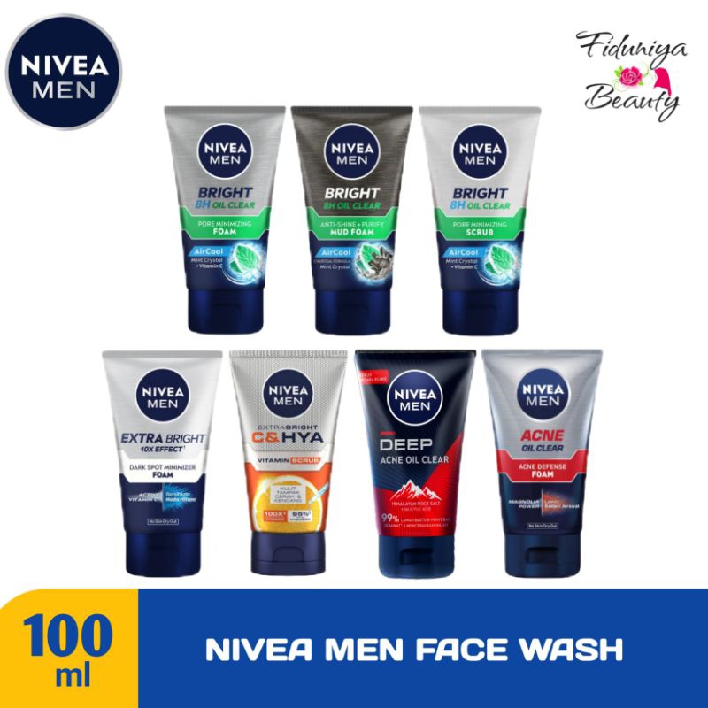 Nivea Men Face Wash Sabun Cuci Muka Pria 100ml