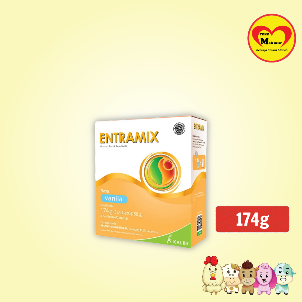 

Kalbe Entramix Vanila 174gr / Toko Makmur Kapas Krampung