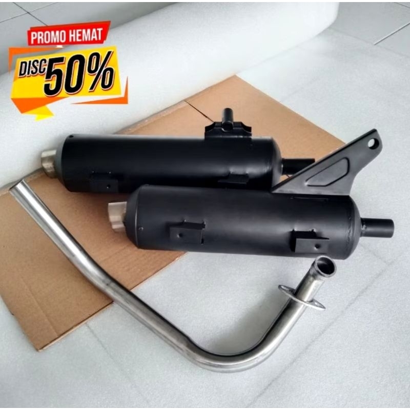 Knalpot Copy CMS Vario 125/150 Knalpot Vario Knalpot Beat Knalpot Scoopy Ngebas Gerung Adem