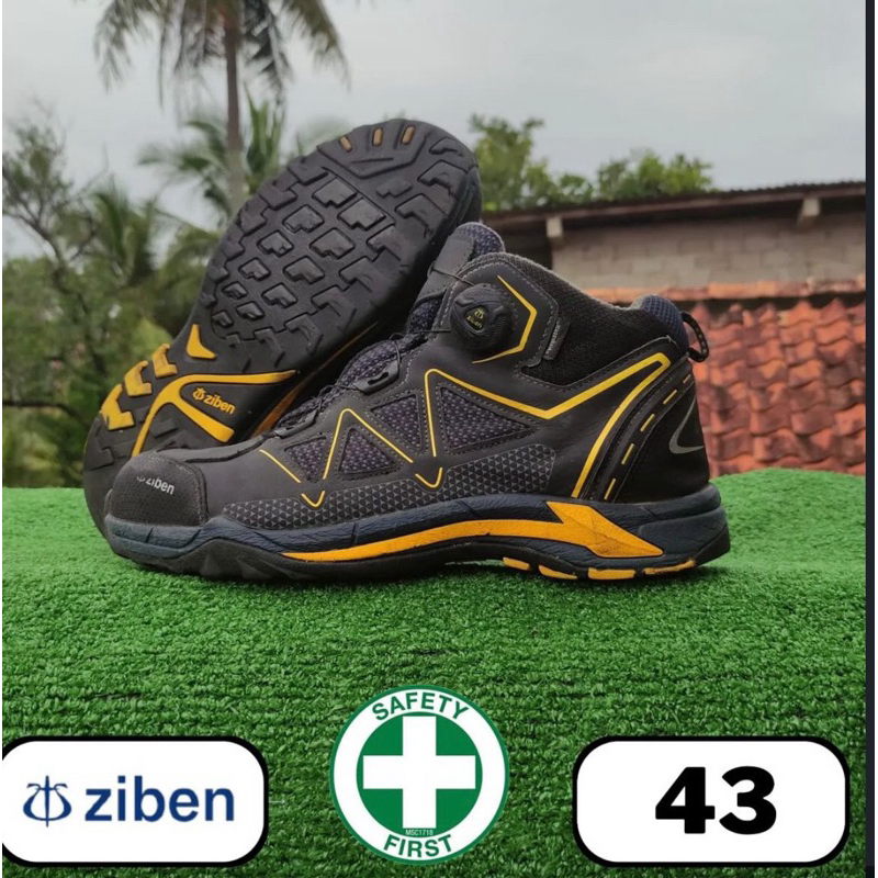 sepatu safety ziben size 43