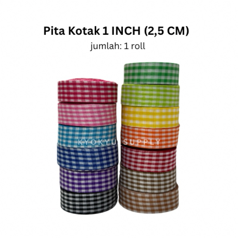 

PITA KOTAK 1 INCH 2,5 CM per rol