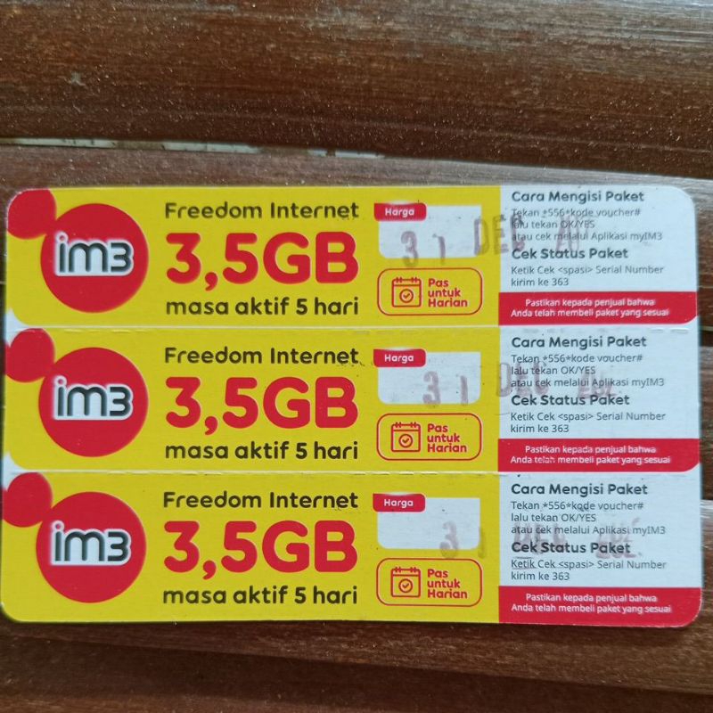 VoucherIndosat3,5GB