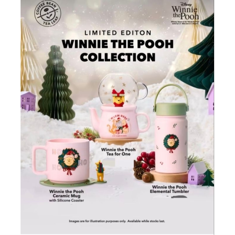 Tumbler The Coffee Bean & Tea Leaf Singapore Winnie The Pooh