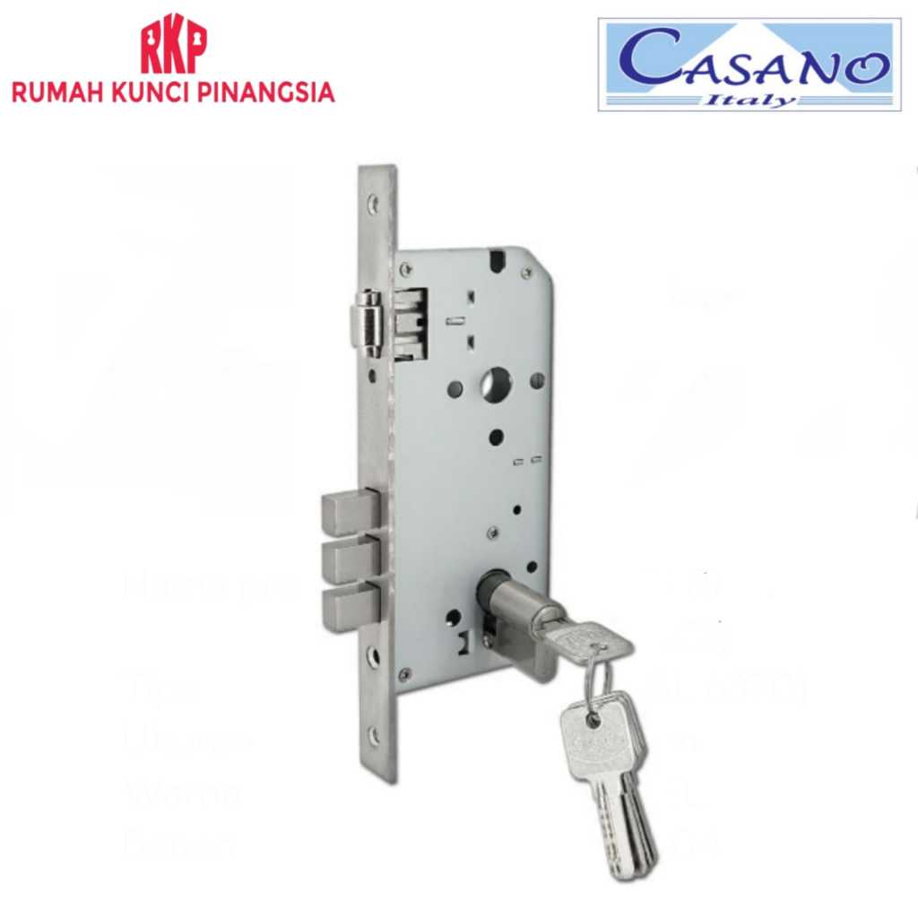 Mortice Lock Roller Bodi Kunci Pelor (Backset 5 cm) CASANO KM 2931