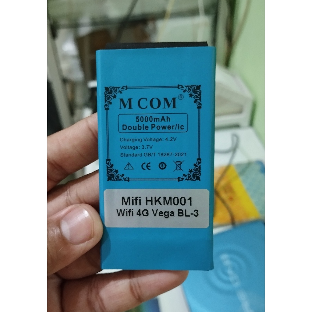 Baterai Modem Vega BL-3 Bolt Battery Mifi Batre M121H wifi BL3 HKM001
