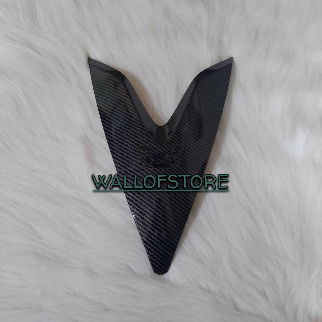 Cover Front Dasi Depan Bawah Aerox 155 Old Carbon