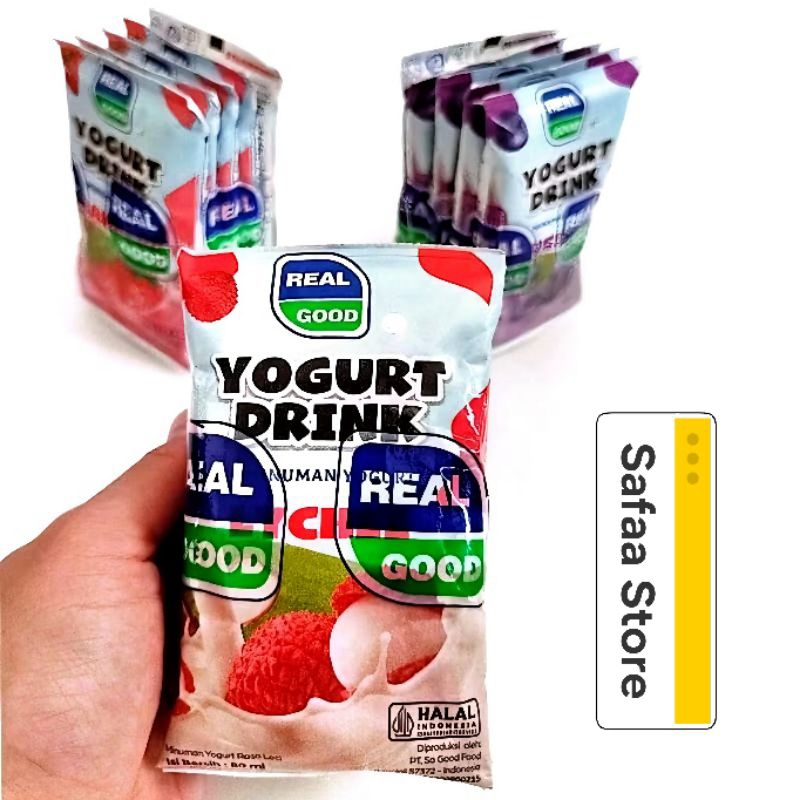 YOGHURT DRINK REAL GOOD 80ML ISI 5