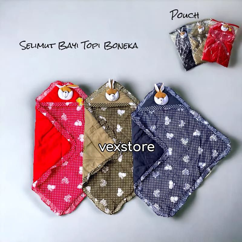 Selimut Bayi / Selimut Topi Bayi Baru Lahir Terbaru Premium