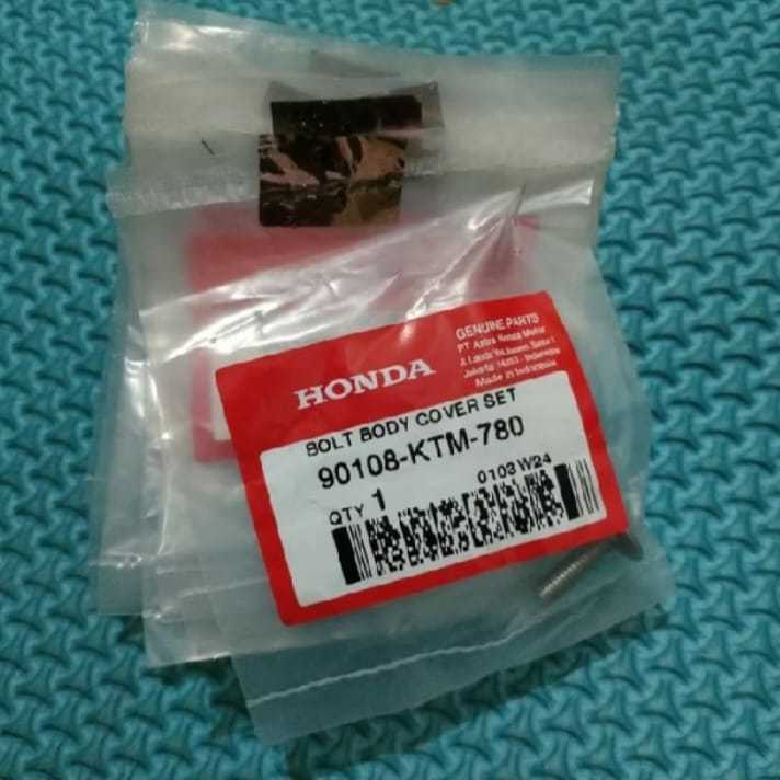 AHM 90108-KTM-780 Baut Dek Cover Body Supra X 125,Blade,Tiger